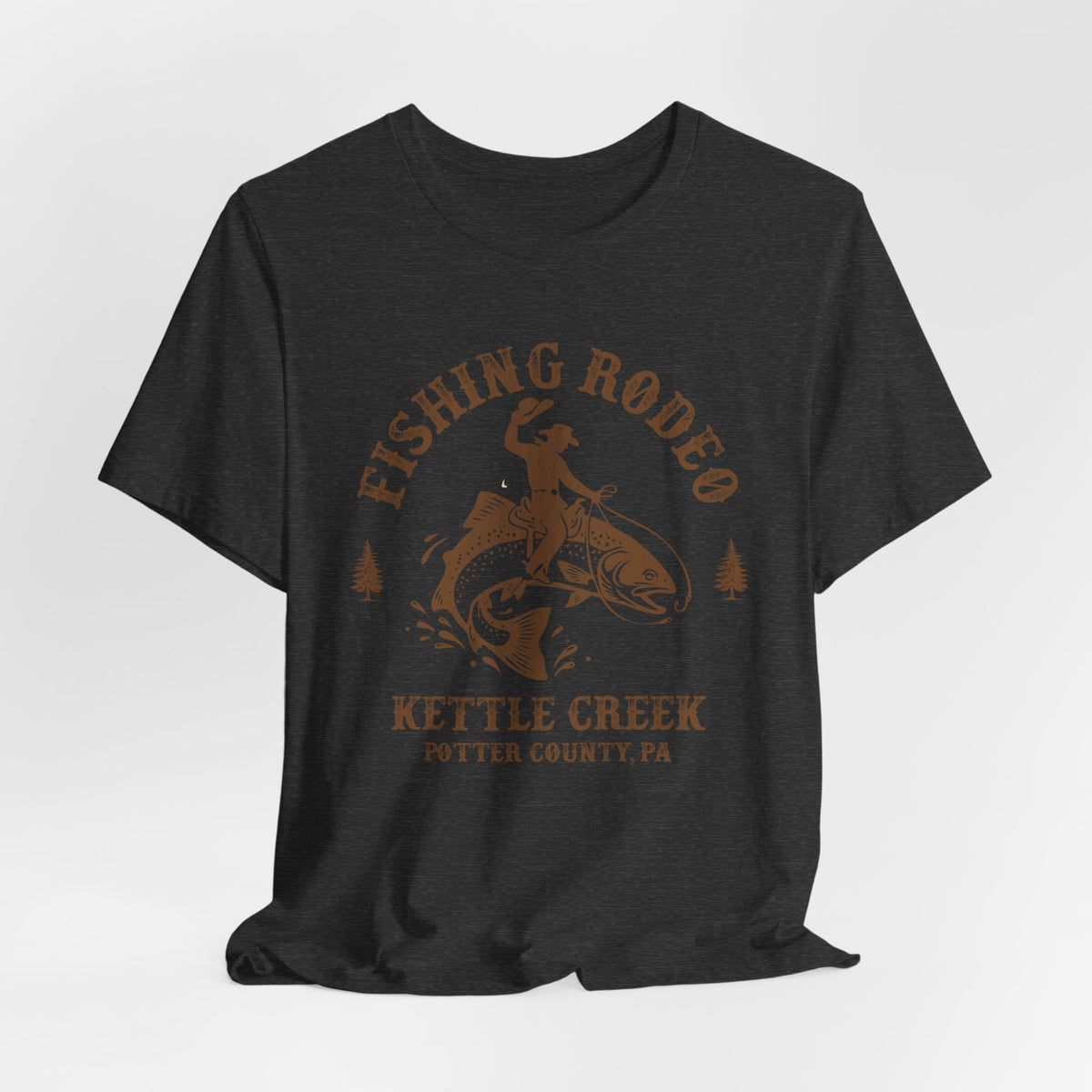T‑Shirt — “Fishing Rodeo" Personalized Angler Tee