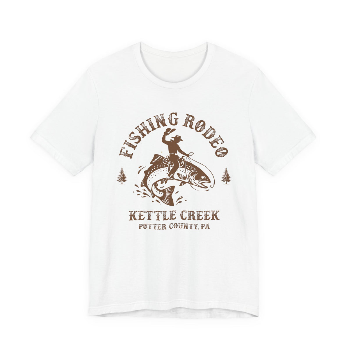 T‑Shirt — “Fishing Rodeo" Personalized Angler Tee