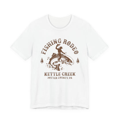 T‑Shirt — “Fishing Rodeo" Personalized Angler Tee