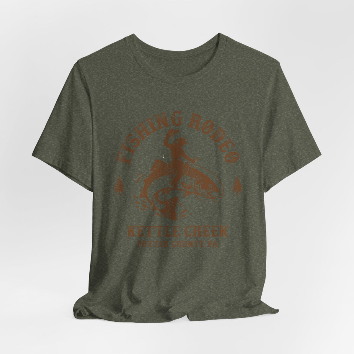 T‑Shirt — “Fishing Rodeo" Personalized Angler Tee