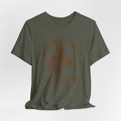T‑Shirt — “Fishing Rodeo" Personalized Angler Tee