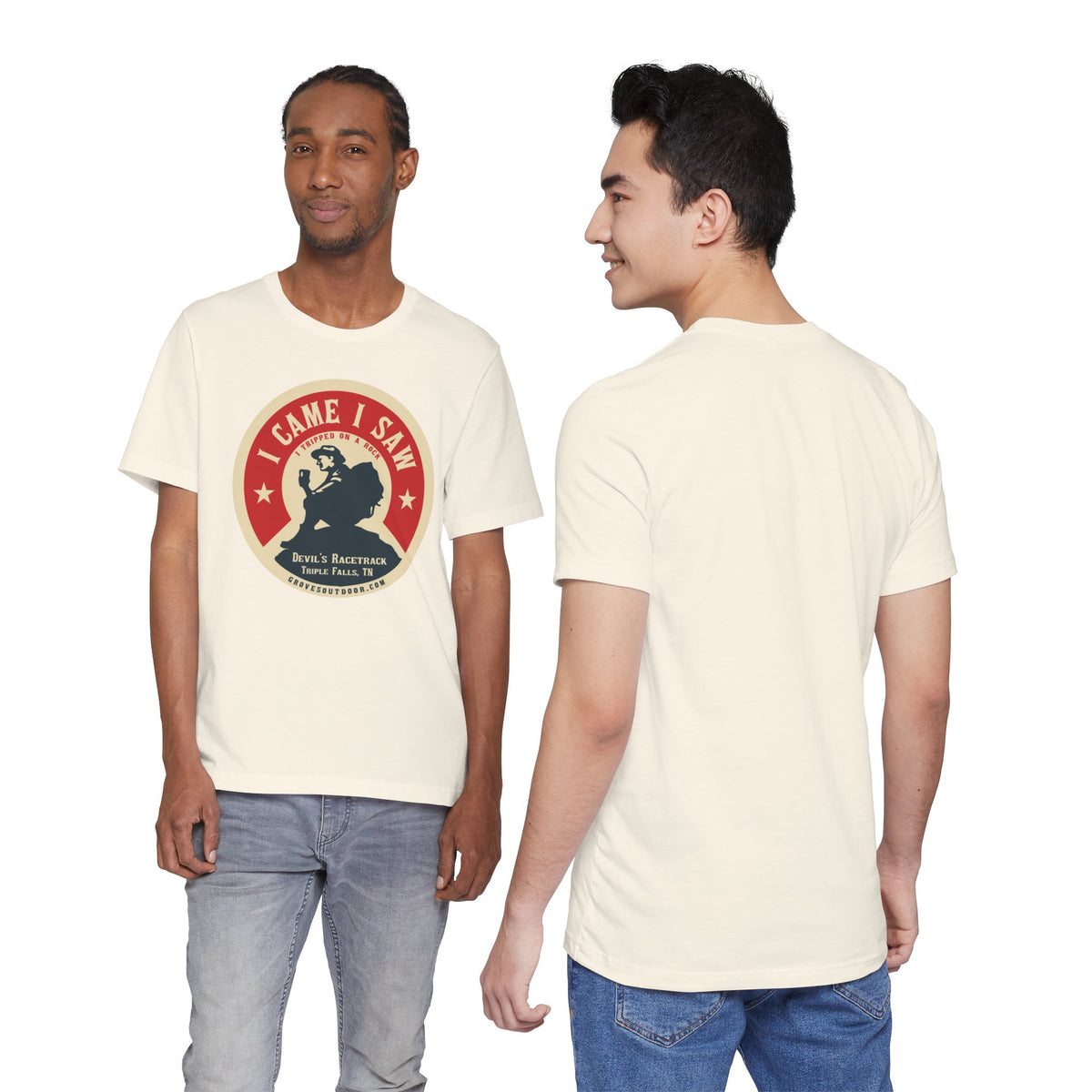 T‑Shirt — “I Came I Saw” Personalized Hiking Outdoor Tee