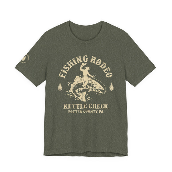 Personalized T‑Shirt — “Fishing Rodeo" Personalized Angler Tee