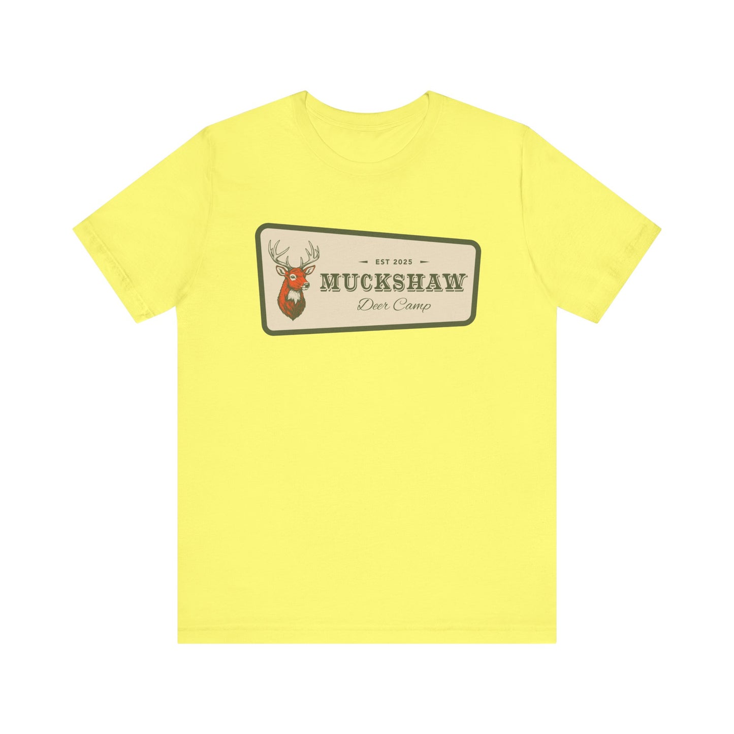 NEW! Muckshaw Deer Camp Retro Tee | Unisex Hunting Shirt, Outdoor Apparel, Gift for Hunters, Rustic Camp Tee, Casual Wear