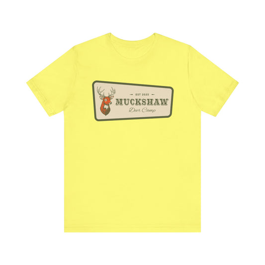 NEW! Muckshaw Deer Camp Retro Tee | Unisex Hunting Shirt, Outdoor Apparel, Gift for Hunters, Rustic Camp Tee, Casual Wear