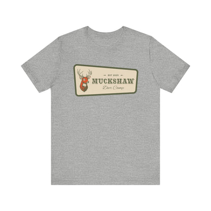 NEW! Muckshaw Deer Camp Retro Tee | Unisex Hunting Shirt, Outdoor Apparel, Gift for Hunters, Rustic Camp Tee, Casual Wear
