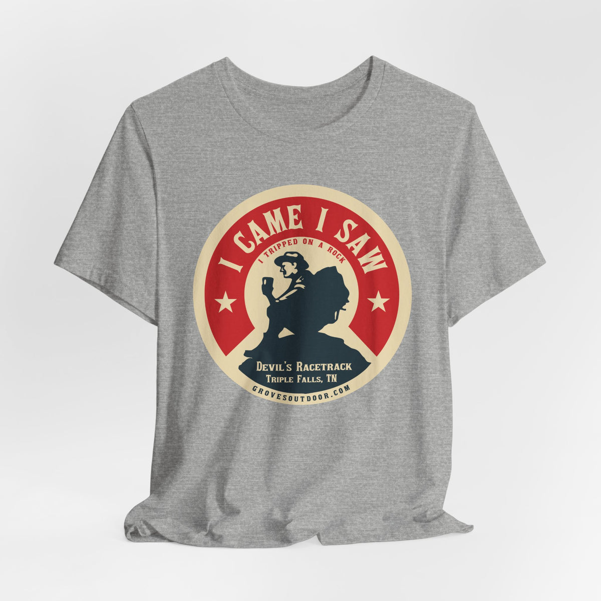 T‑Shirt — “I Came I Saw” Personalized Hiking Outdoor Tee