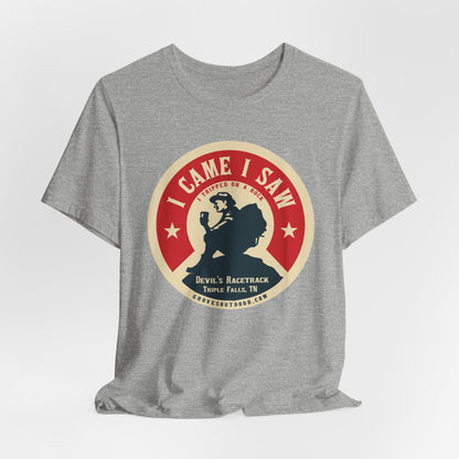 T‑Shirt — “I Came I Saw” Personalized Hiking Outdoor Tee