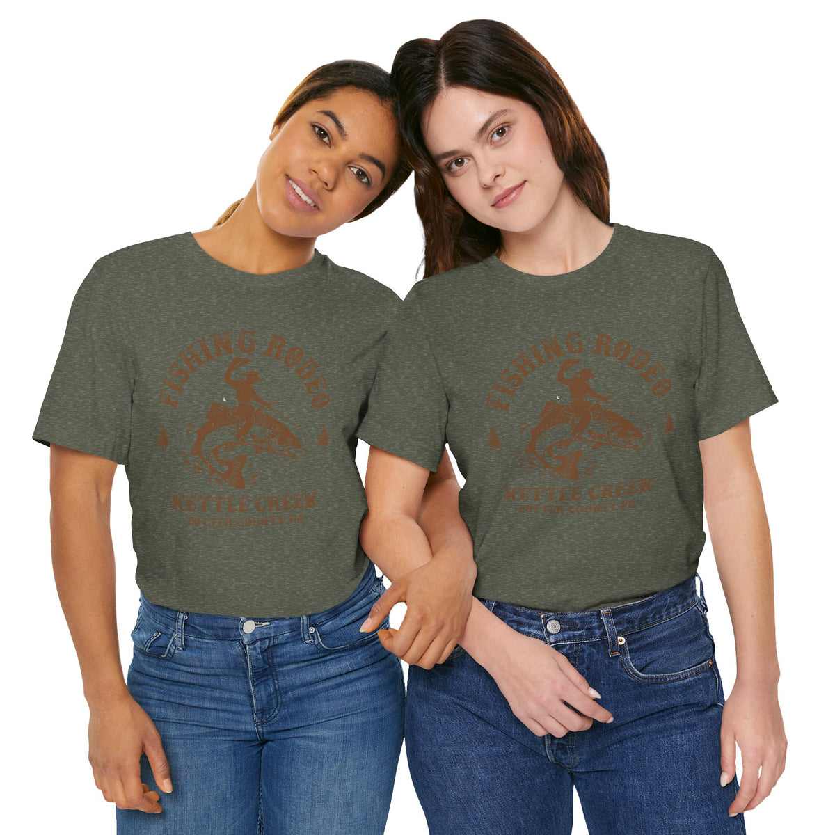 T‑Shirt — “Fishing Rodeo" Personalized Angler Tee