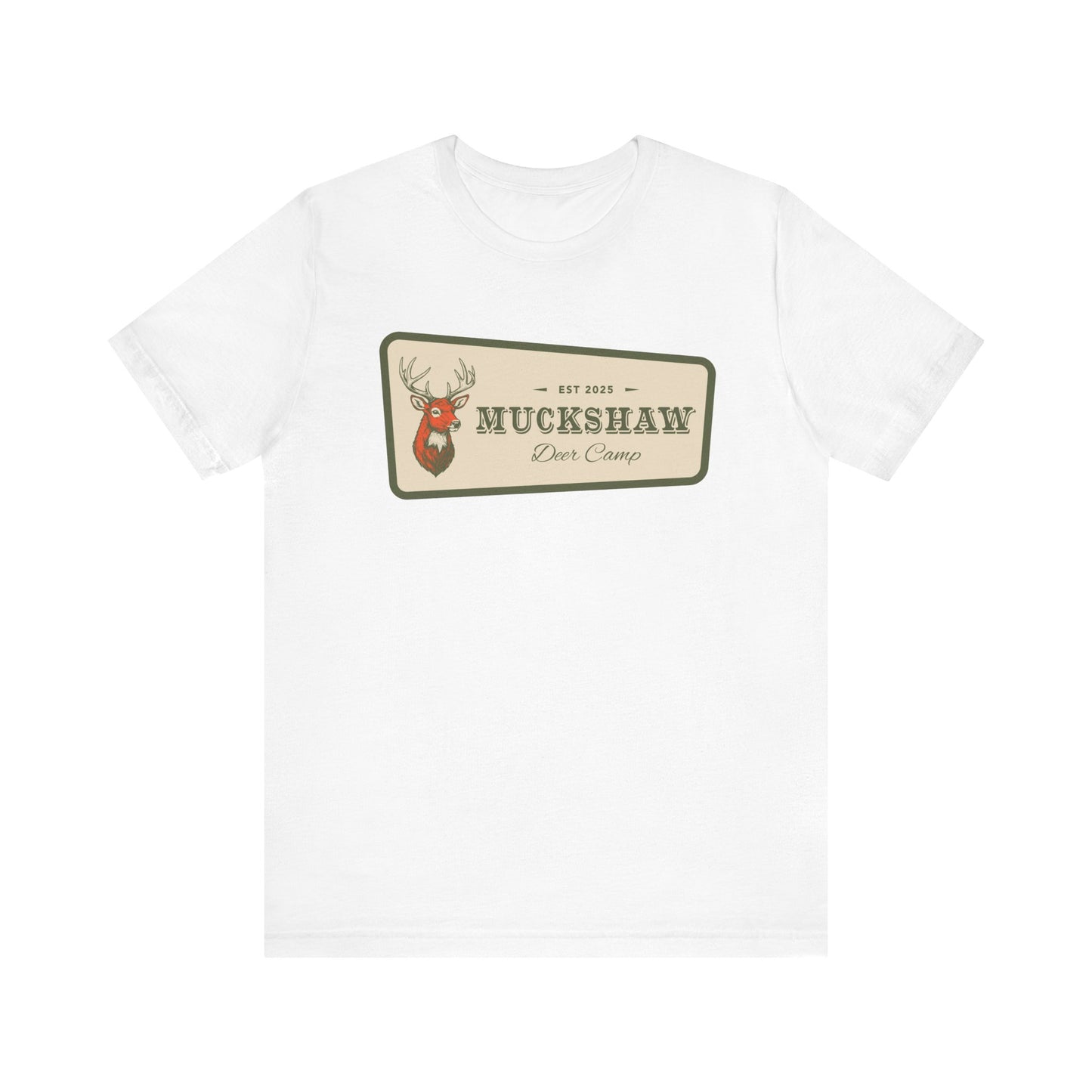 NEW! Muckshaw Deer Camp Retro Tee | Unisex Hunting Shirt, Outdoor Apparel, Gift for Hunters, Rustic Camp Tee, Casual Wear