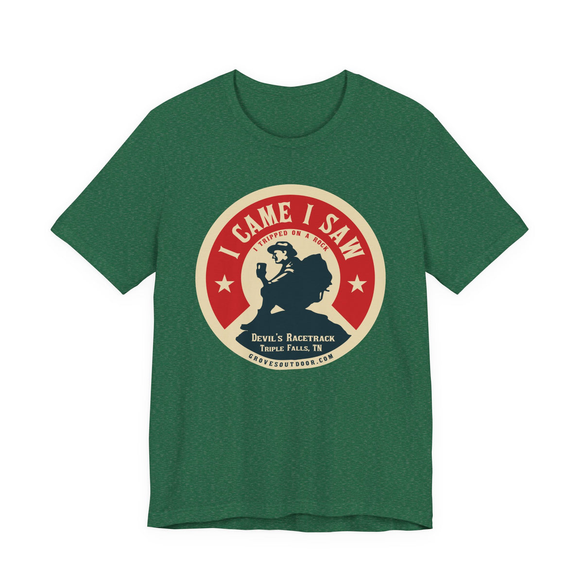T‑Shirt — “I Came I Saw” Personalized Hiking Outdoor Tee