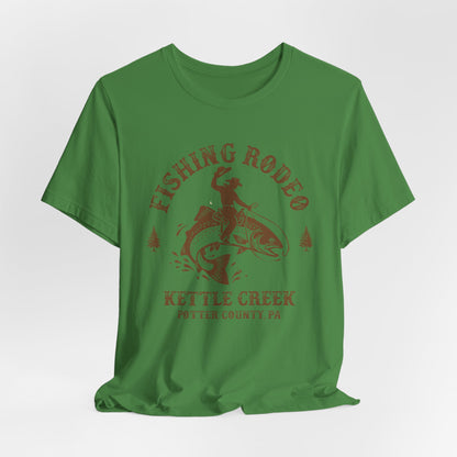 T‑Shirt — “Fishing Rodeo" Personalized Angler Tee