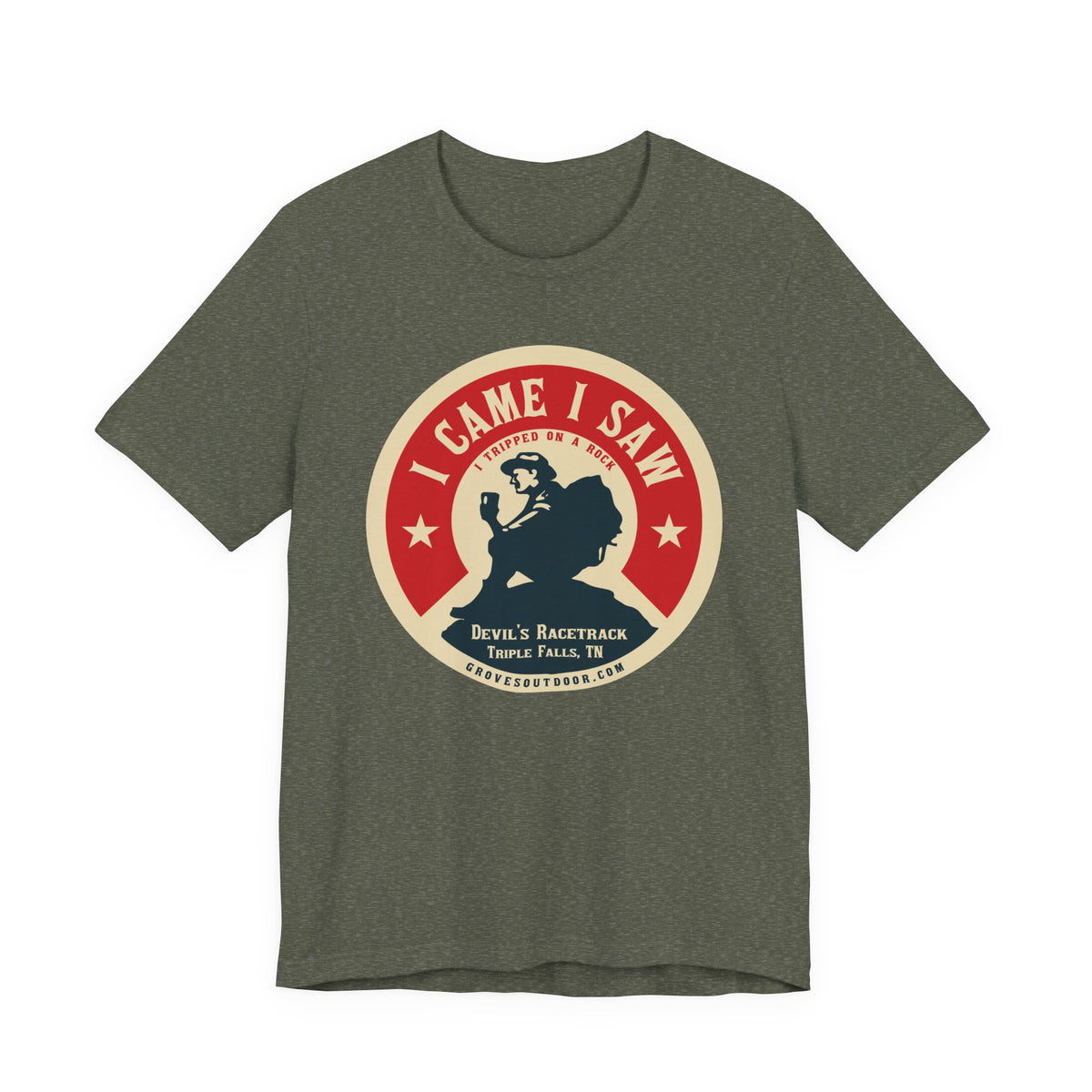 T‑Shirt — “I Came I Saw” Personalized Hiking Outdoor Tee