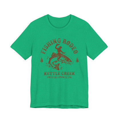 T‑Shirt — “Fishing Rodeo" Personalized Angler Tee
