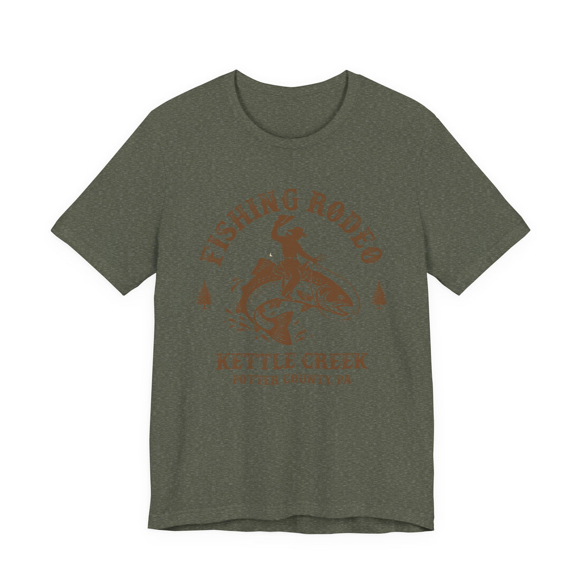 T‑Shirt — “Fishing Rodeo" Personalized Angler Tee