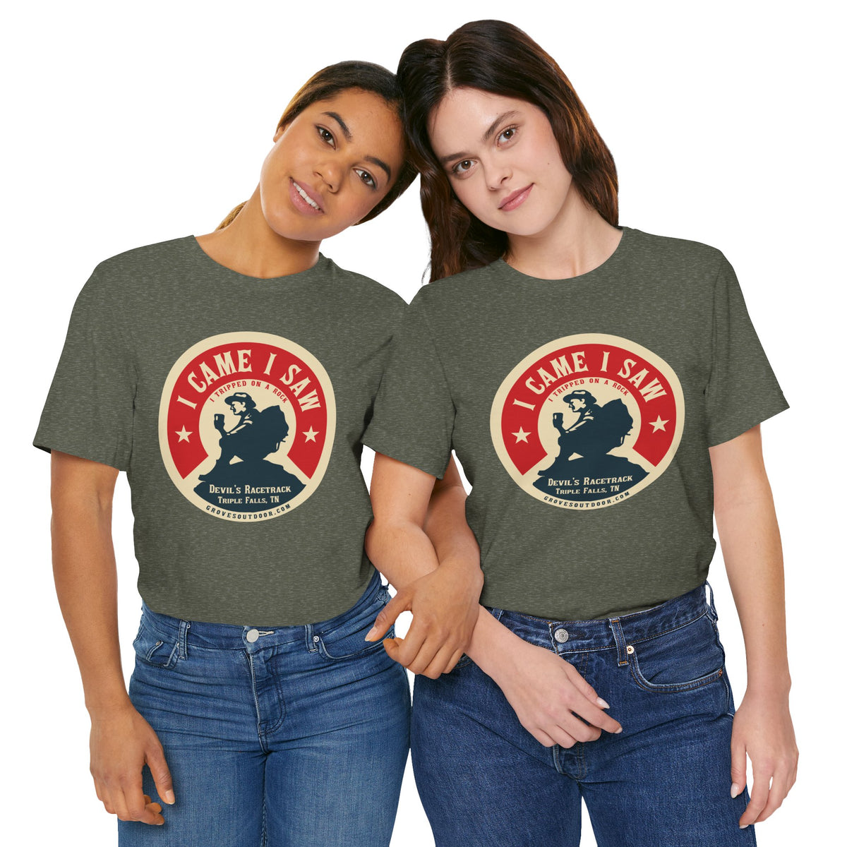 T‑Shirt — “I Came I Saw” Personalized Hiking Outdoor Tee