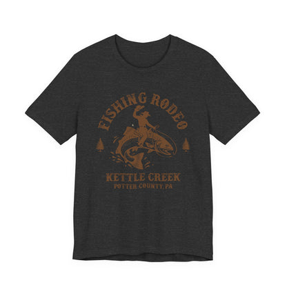 T‑Shirt — “Fishing Rodeo" Personalized Angler Tee