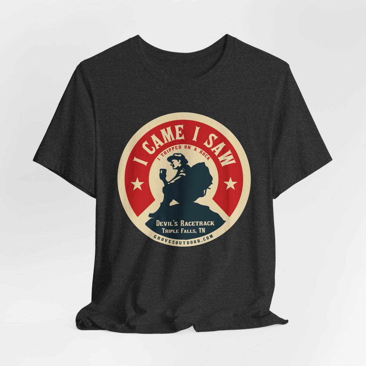 T‑Shirt — “I Came I Saw” Personalized Hiking Outdoor Tee