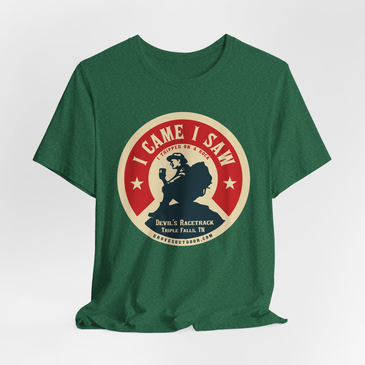T‑Shirt — “I Came I Saw” Personalized Hiking Outdoor Tee