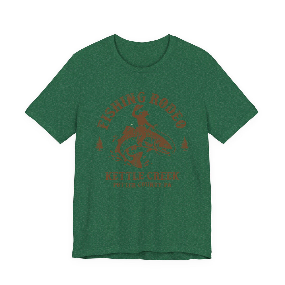 T‑Shirt — “Fishing Rodeo" Personalized Angler Tee