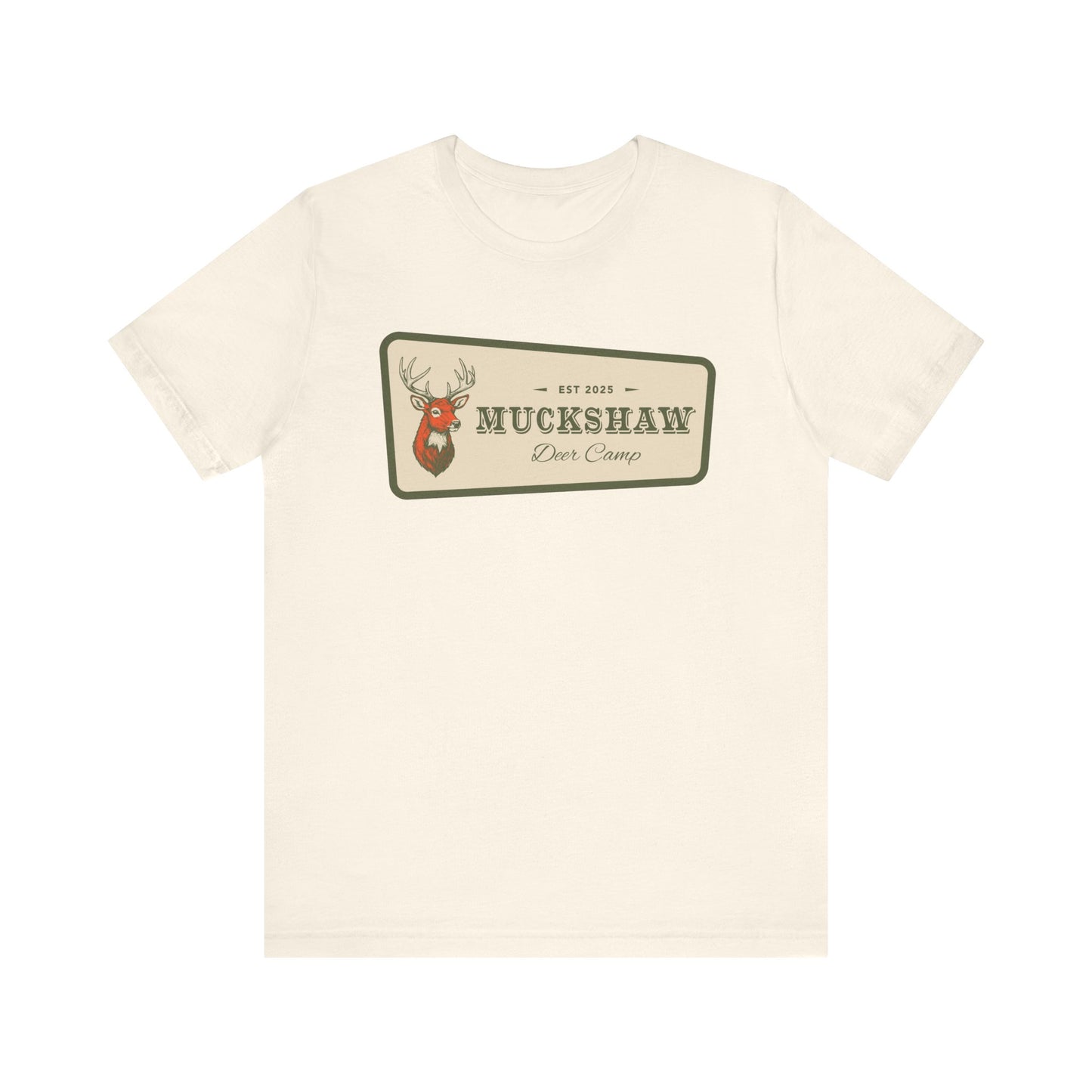 NEW! Muckshaw Deer Camp Retro Tee | Unisex Hunting Shirt, Outdoor Apparel, Gift for Hunters, Rustic Camp Tee, Casual Wear