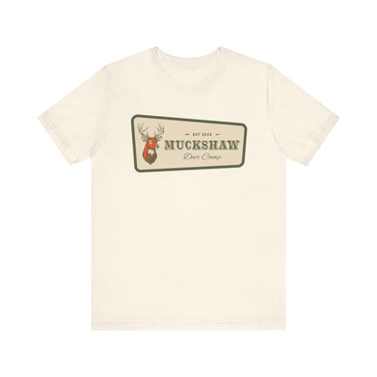 NEW! Muckshaw Deer Camp Retro Tee | Unisex Hunting Shirt, Outdoor Apparel, Gift for Hunters, Rustic Camp Tee, Casual Wear