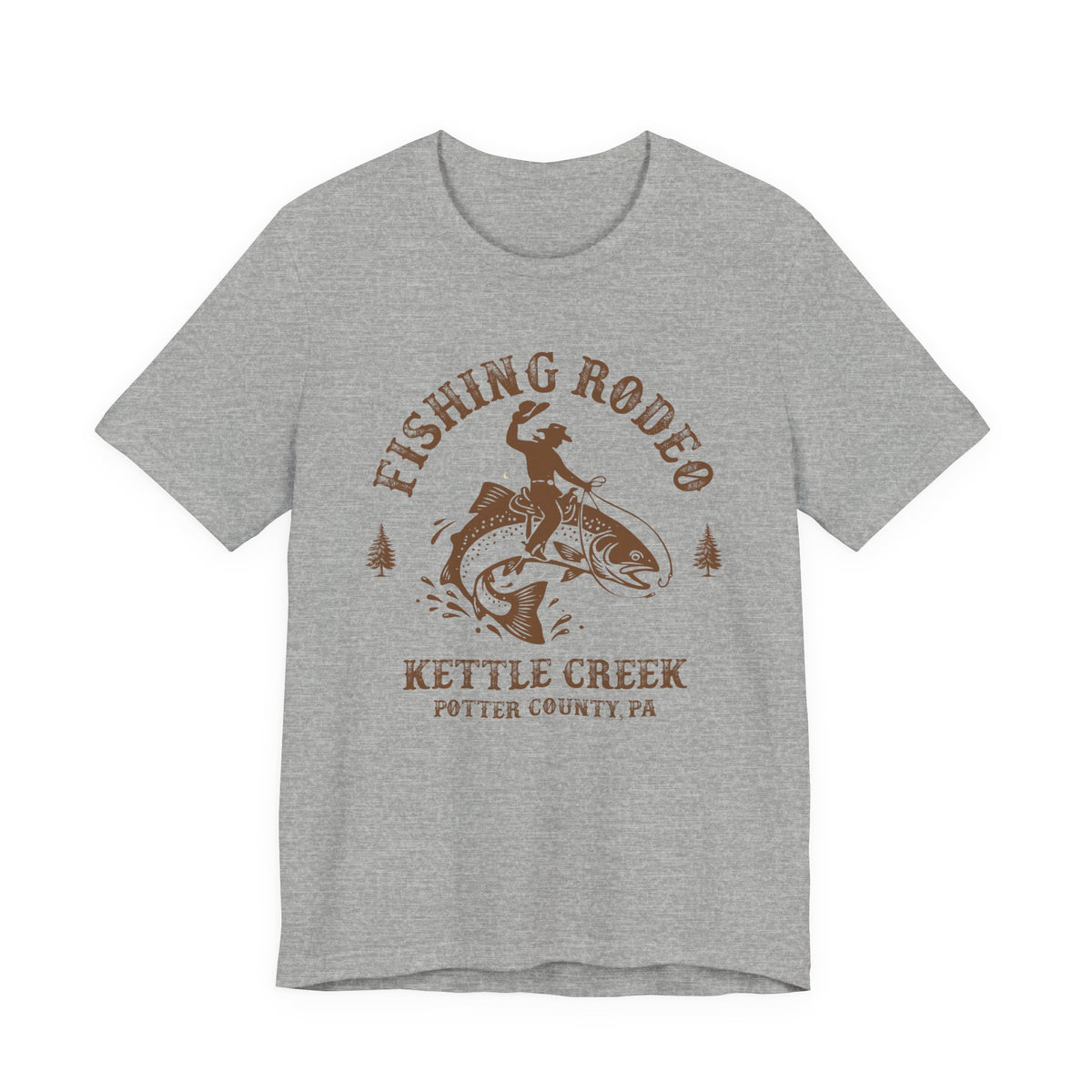 T‑Shirt — “Fishing Rodeo" Personalized Angler Tee
