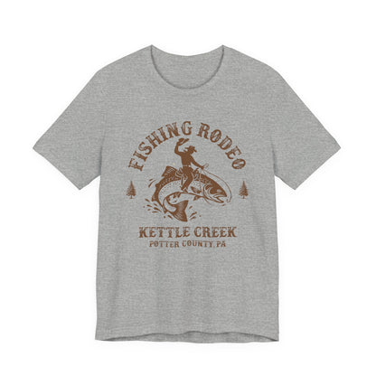 T‑Shirt — “Fishing Rodeo" Personalized Angler Tee