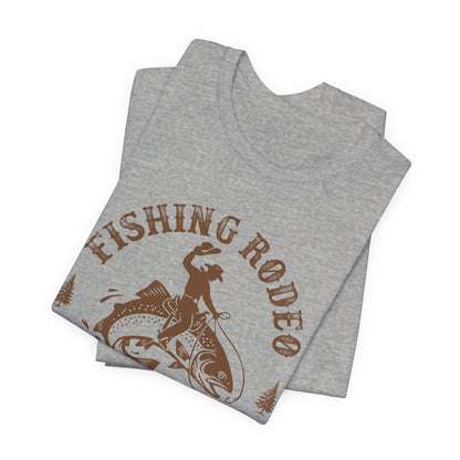 T‑Shirt — “Fishing Rodeo" Personalized Angler Tee