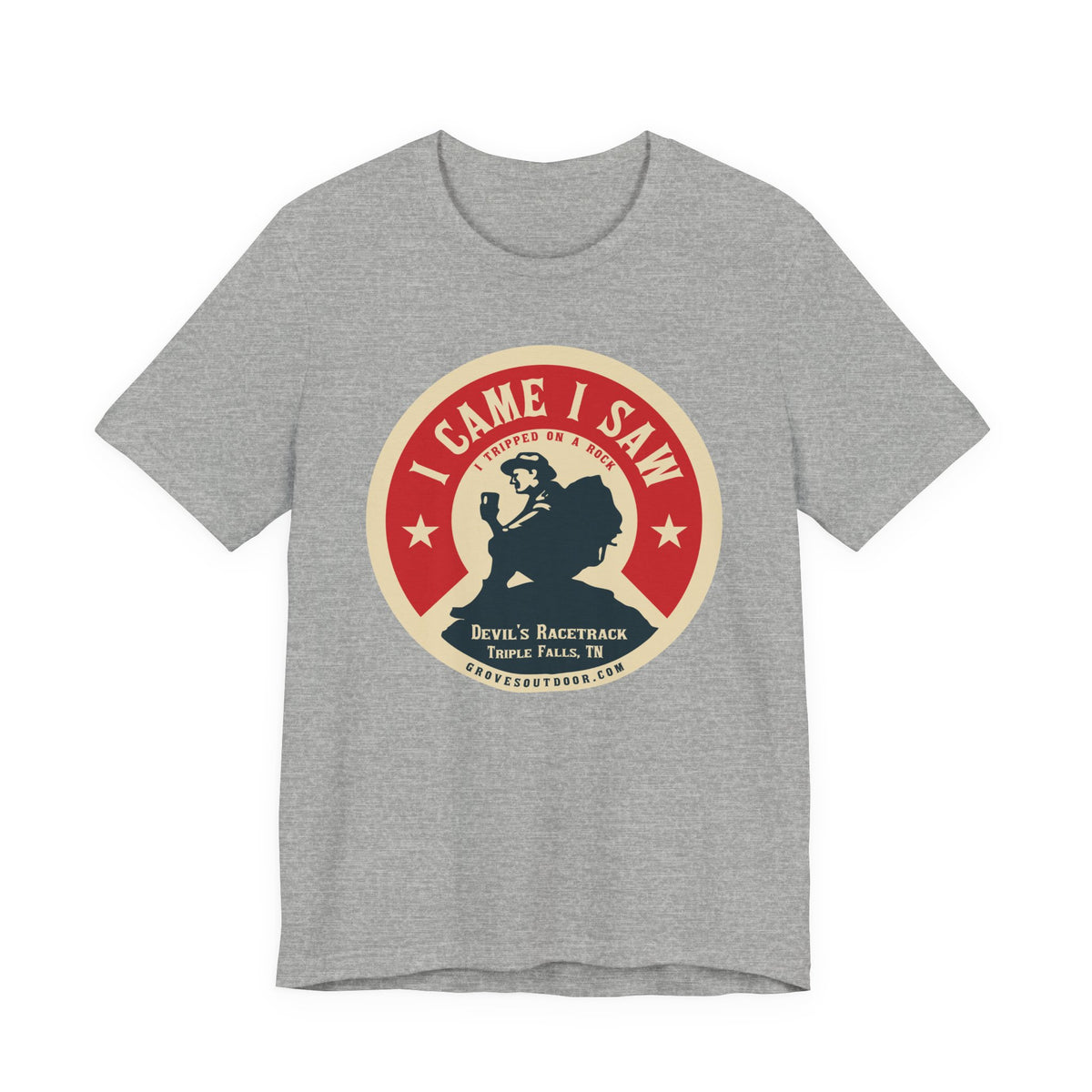 T‑Shirt — “I Came I Saw” Personalized Hiking Outdoor Tee