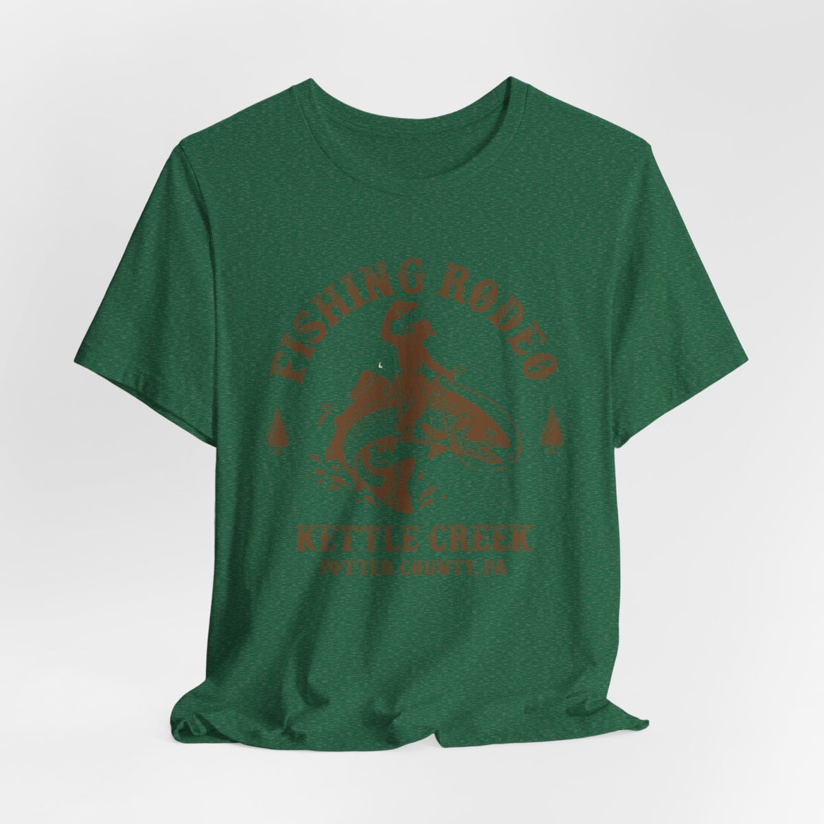 T‑Shirt — “Fishing Rodeo" Personalized Angler Tee