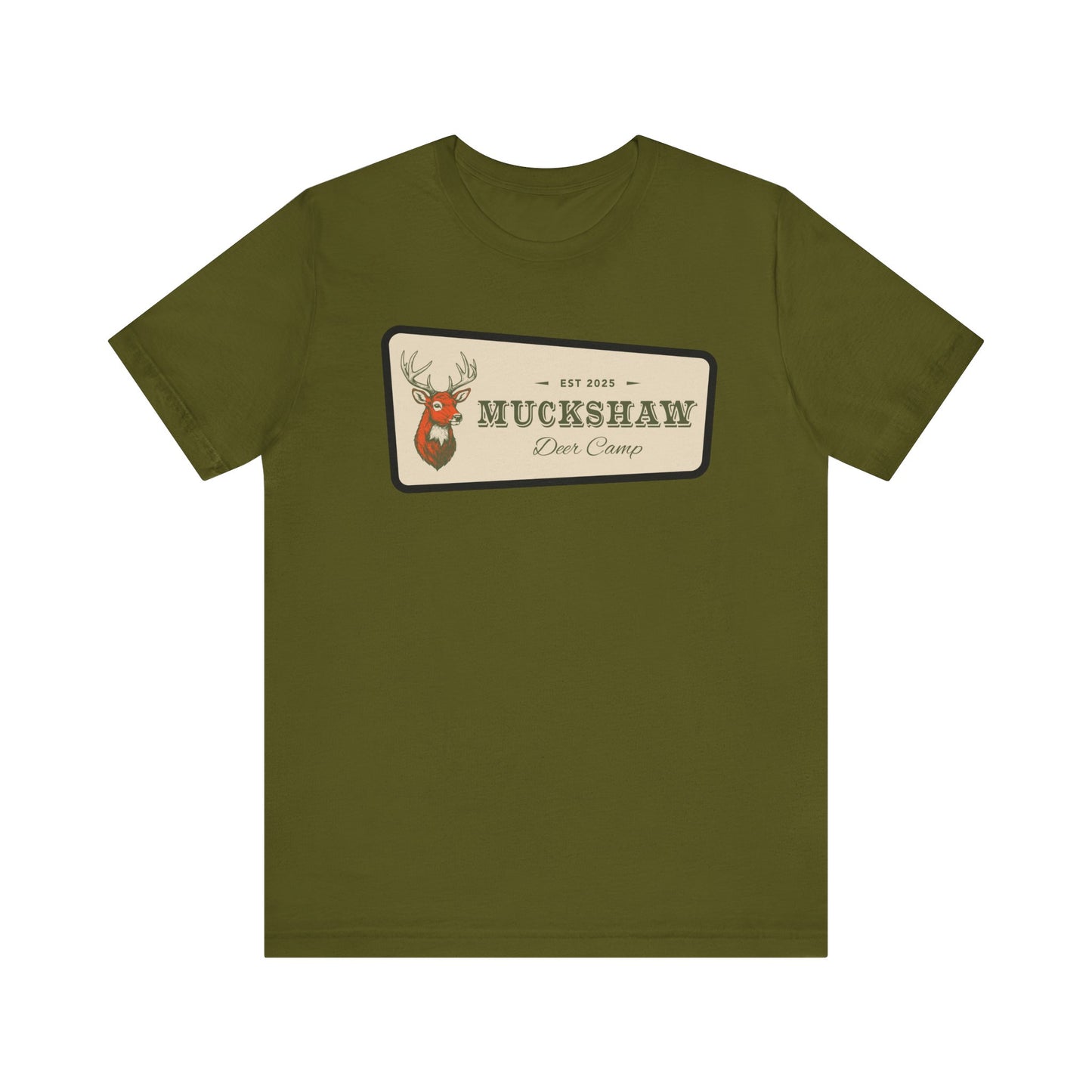 NEW! Muckshaw Deer Camp Retro Tee | Unisex Hunting Shirt, Outdoor Apparel, Gift for Hunters, Rustic Camp Tee, Casual Wear