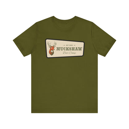 NEW! Muckshaw Deer Camp Retro Tee | Unisex Hunting Shirt, Outdoor Apparel, Gift for Hunters, Rustic Camp Tee, Casual Wear