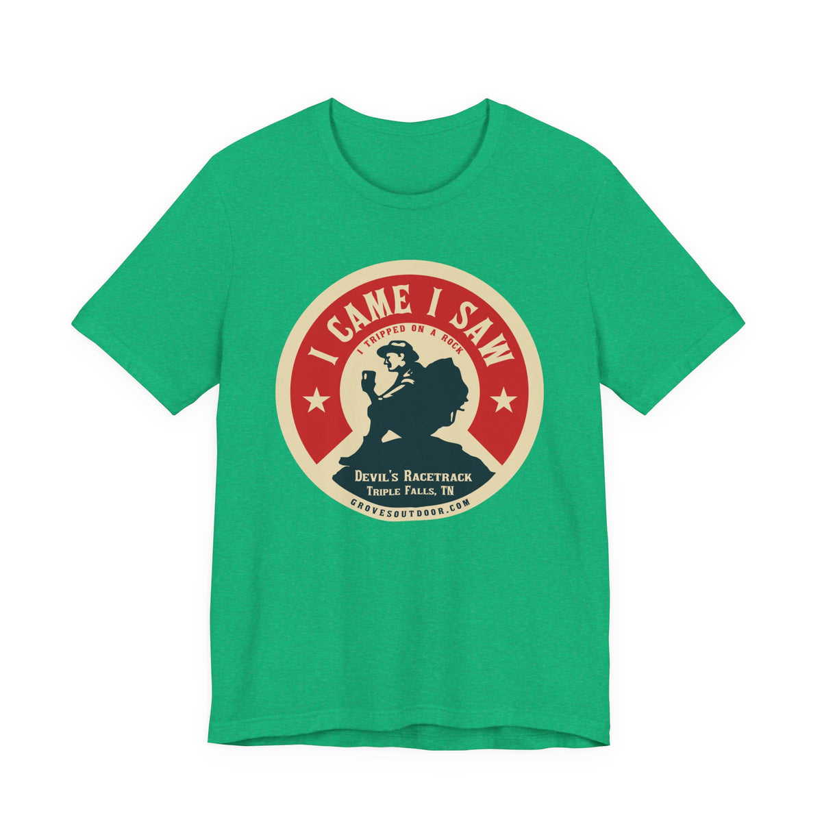 T‑Shirt — “I Came I Saw” Personalized Hiking Outdoor Tee