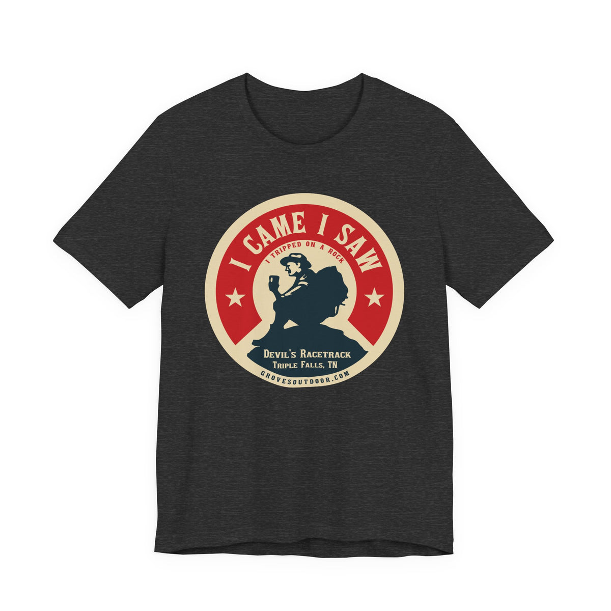 T‑Shirt — “I Came I Saw” Personalized Hiking Outdoor Tee
