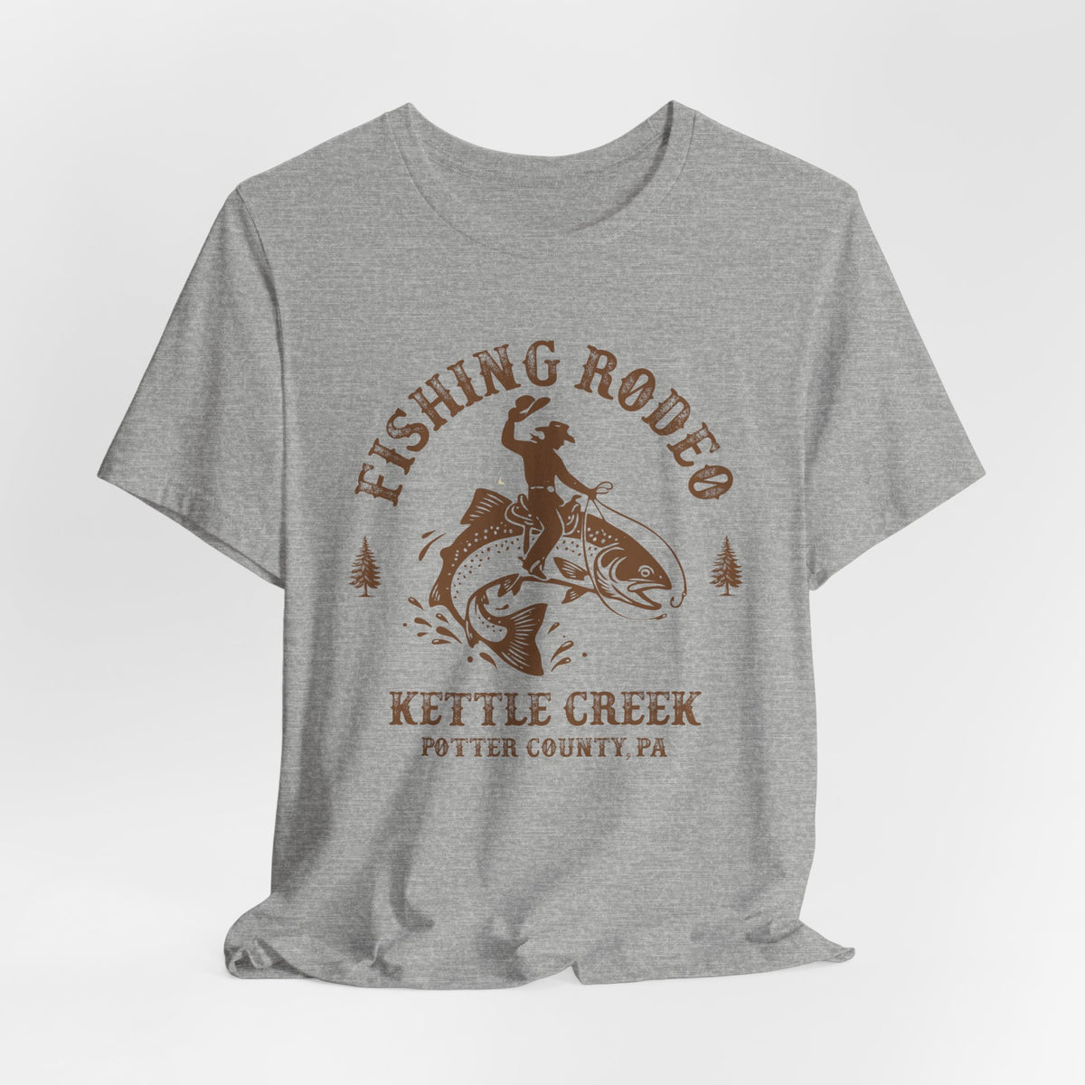 T‑Shirt — “Fishing Rodeo" Personalized Angler Tee