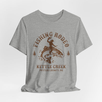 T‑Shirt — “Fishing Rodeo" Personalized Angler Tee