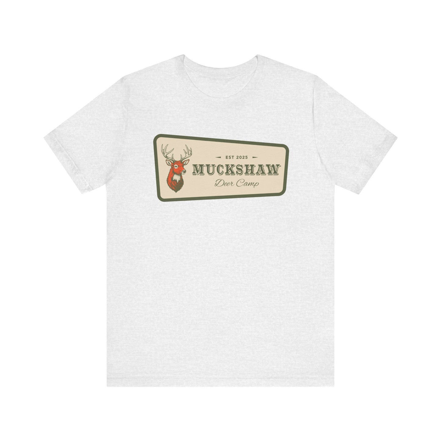 NEW! Muckshaw Deer Camp Retro Tee | Unisex Hunting Shirt, Outdoor Apparel, Gift for Hunters, Rustic Camp Tee, Casual Wear
