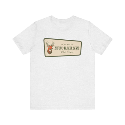 NEW! Muckshaw Deer Camp Retro Tee | Unisex Hunting Shirt, Outdoor Apparel, Gift for Hunters, Rustic Camp Tee, Casual Wear
