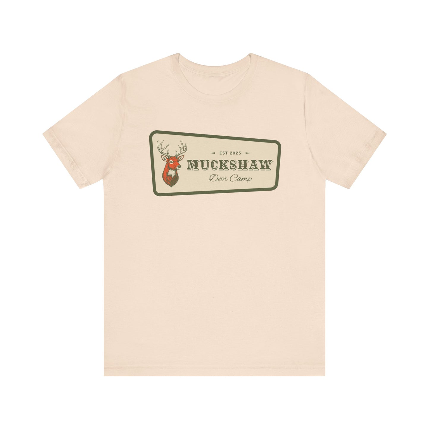 NEW! Muckshaw Deer Camp Retro Tee | Unisex Hunting Shirt, Outdoor Apparel, Gift for Hunters, Rustic Camp Tee, Casual Wear