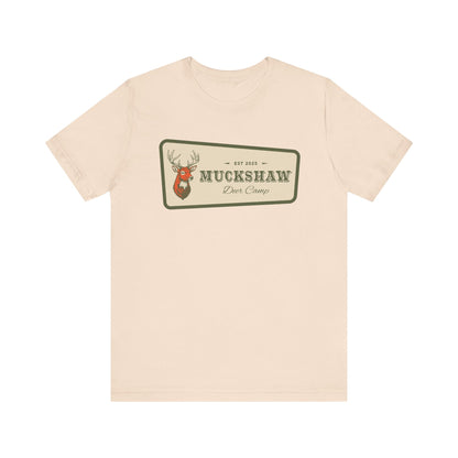 NEW! Muckshaw Deer Camp Retro Tee | Unisex Hunting Shirt, Outdoor Apparel, Gift for Hunters, Rustic Camp Tee, Casual Wear