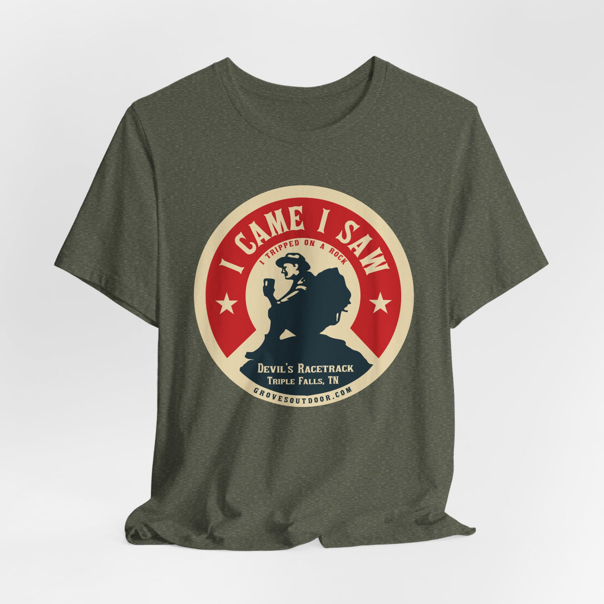 T‑Shirt — “I Came I Saw” Personalized Hiking Outdoor Tee