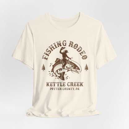 T‑Shirt — “Fishing Rodeo" Personalized Angler Tee