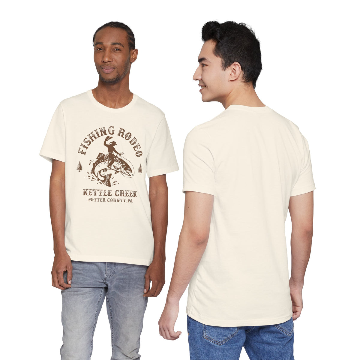 T‑Shirt — “Fishing Rodeo" Personalized Angler Tee