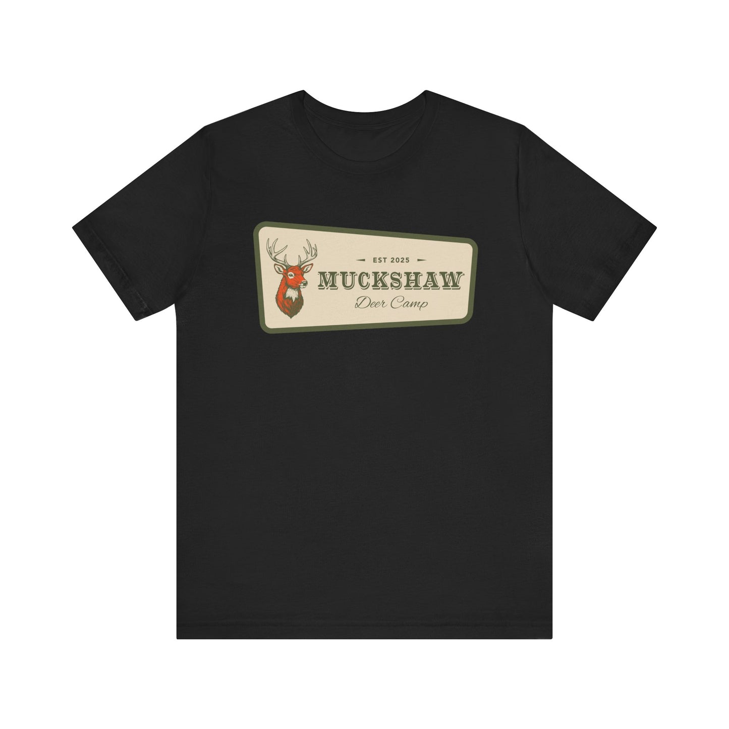 NEW! Muckshaw Deer Camp Retro Tee | Unisex Hunting Shirt, Outdoor Apparel, Gift for Hunters, Rustic Camp Tee, Casual Wear