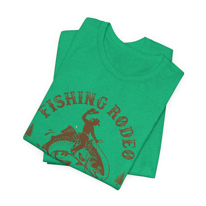 T‑Shirt — “Fishing Rodeo" Personalized Angler Tee