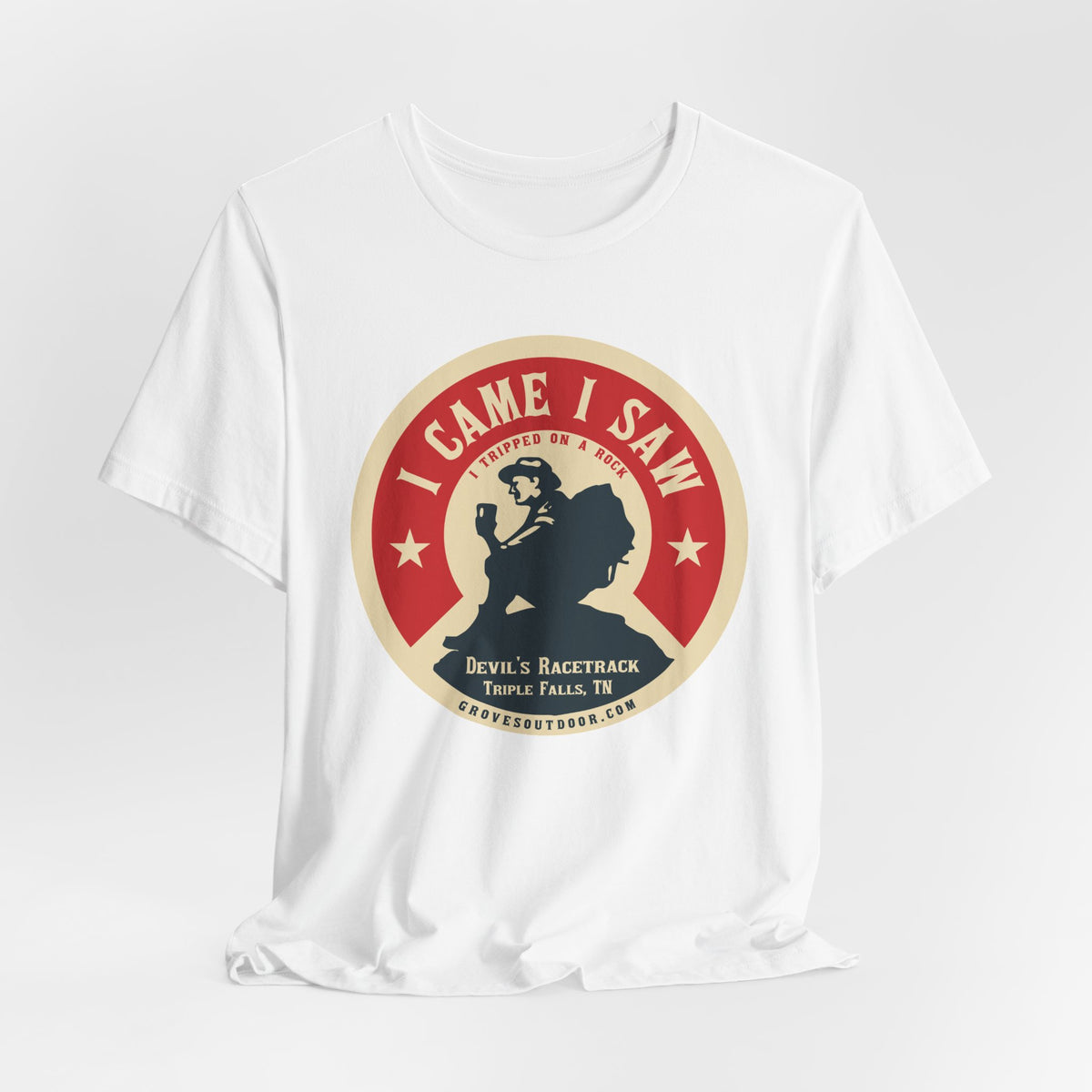 T‑Shirt — “I Came I Saw” Personalized Hiking Outdoor Tee