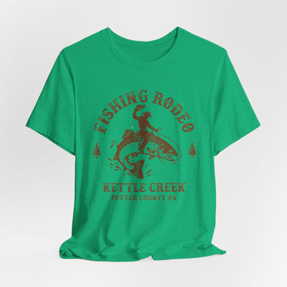 T‑Shirt — “Fishing Rodeo" Personalized Angler Tee