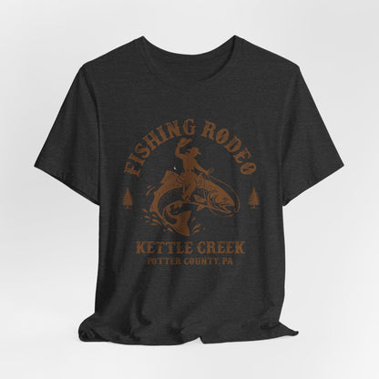 T‑Shirt — “Fishing Rodeo" Personalized Angler Tee