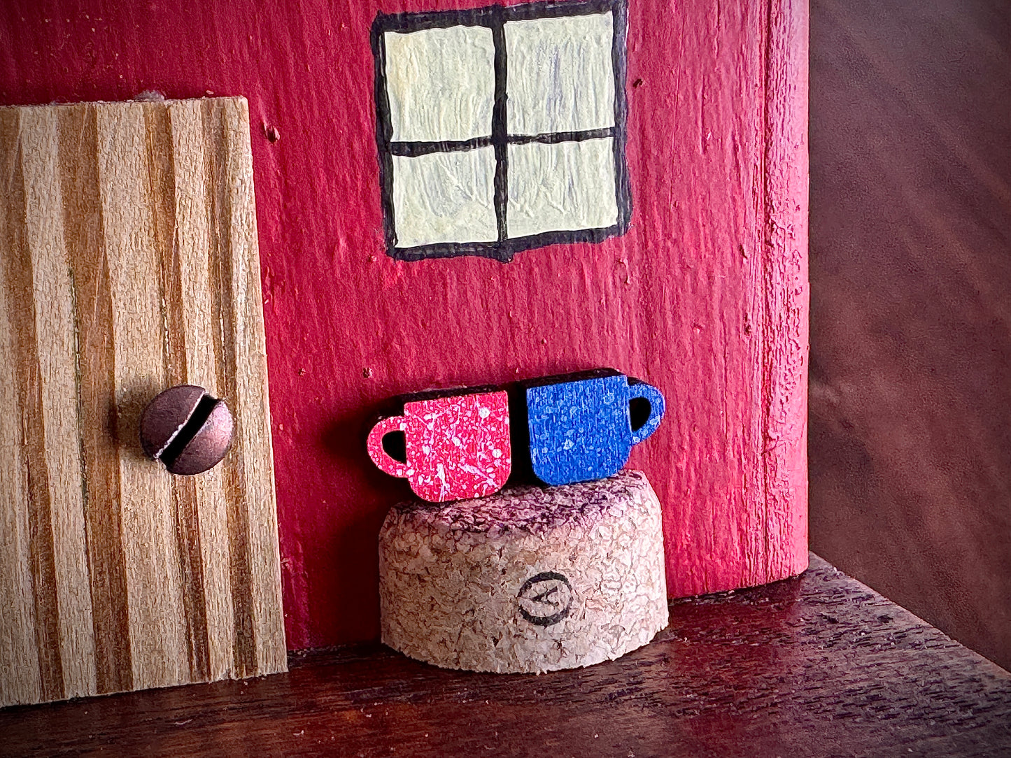 Psalm 91: Green & Colonial Red Handcrafted Tiny Homes - 8-Pack